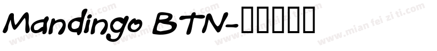 Mandingo BTN字体转换